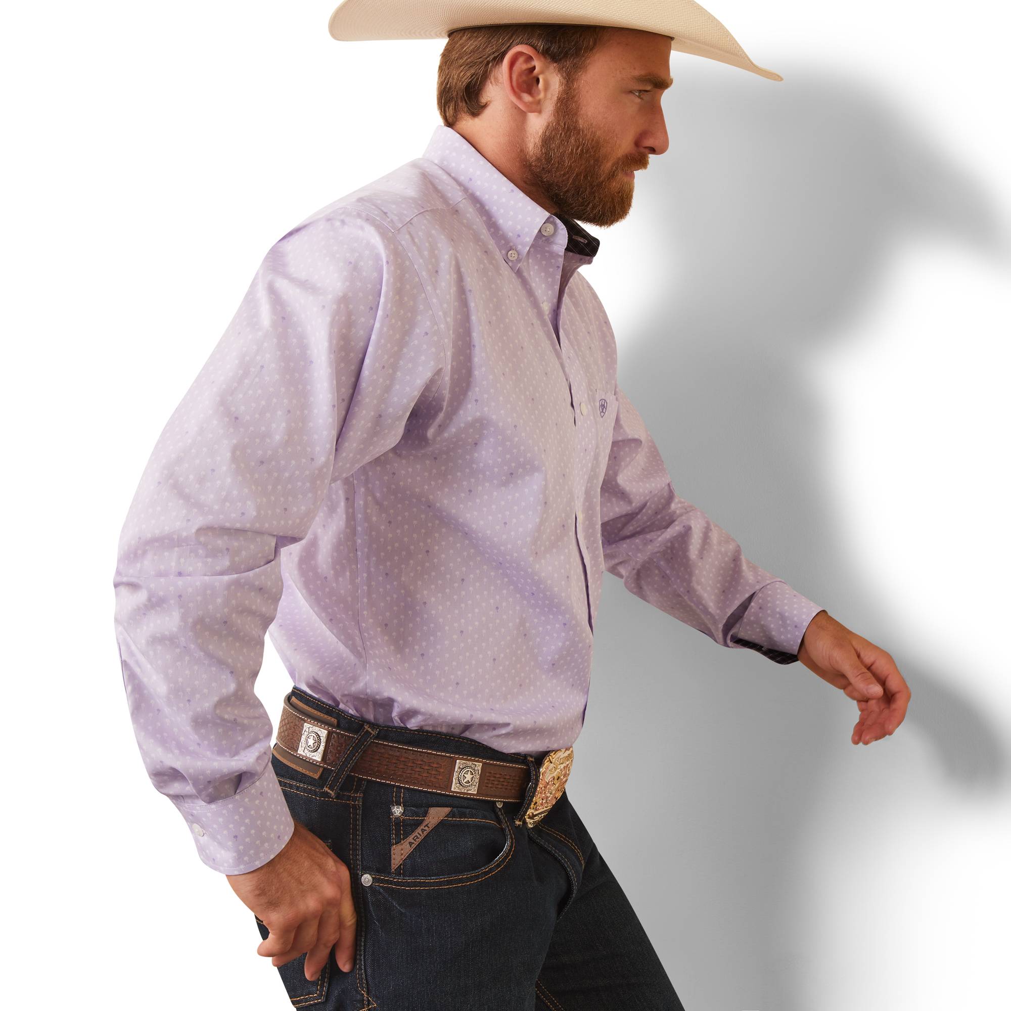 Ariat Mens Wrinkle Free Flynn Fitted Shirt
