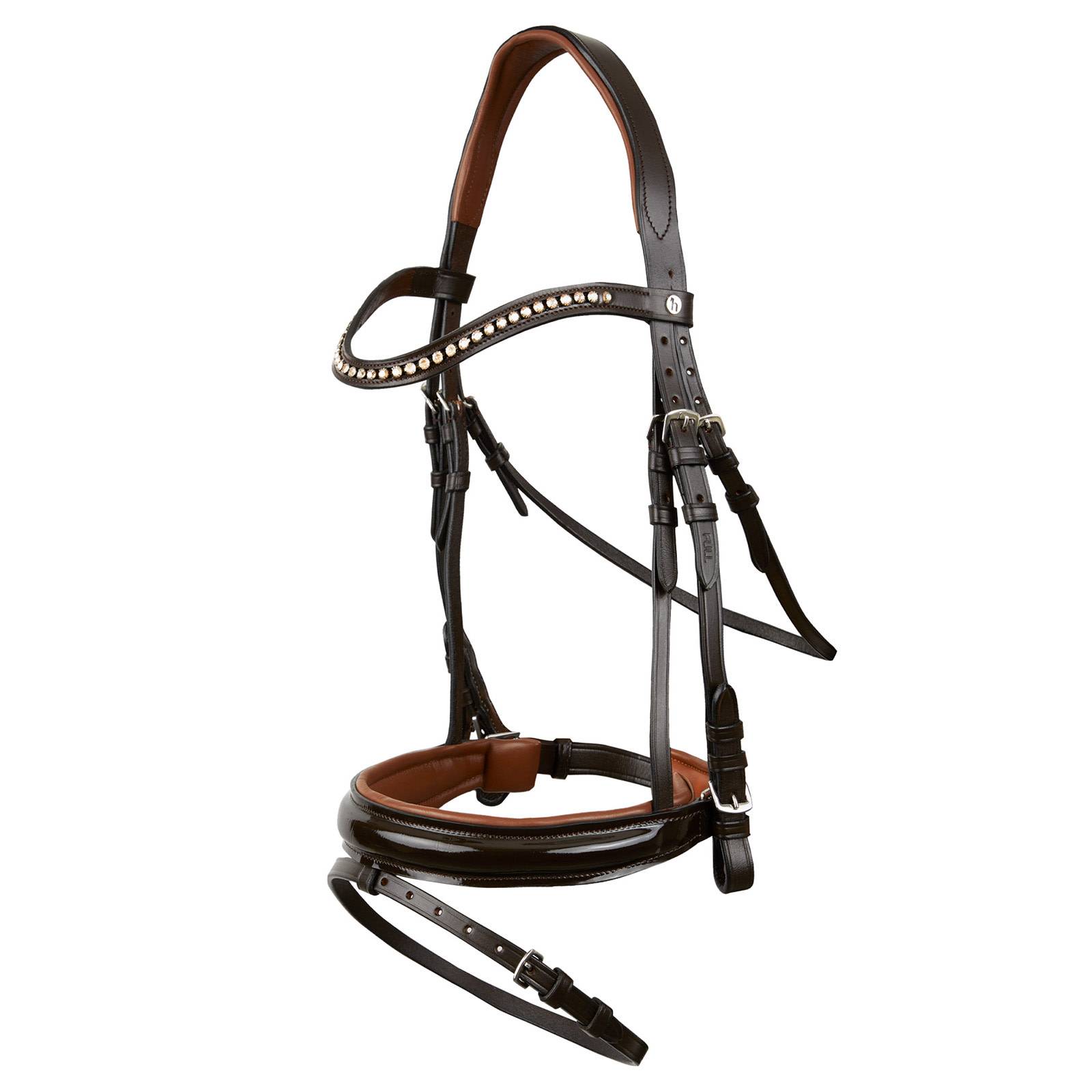 Horze Classic Dressage Ergonomic Bridle with Curved Browband