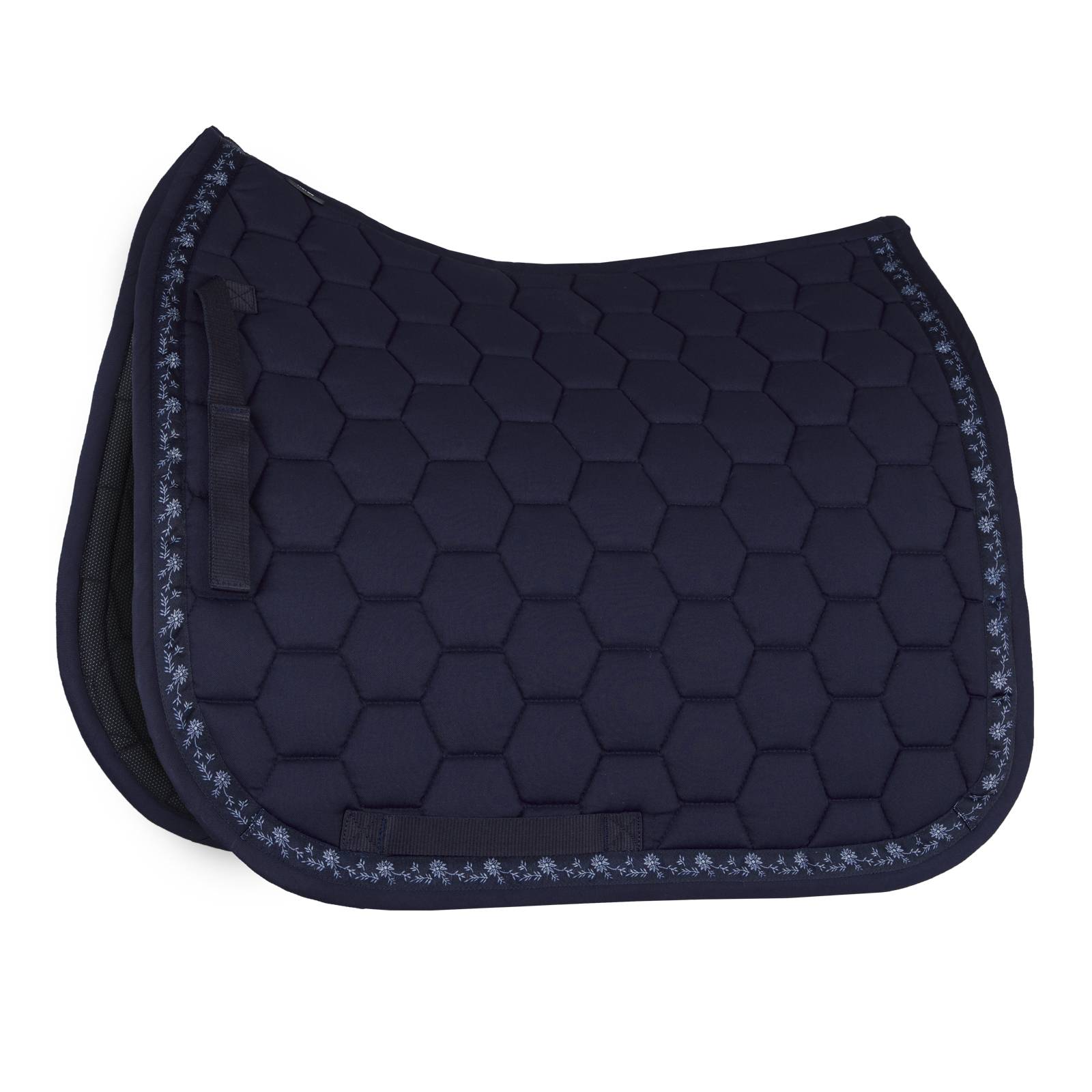 Horze Kaitlin Cooling Dressage Saddle Pad with Flower Piping