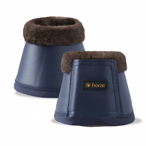 Horze Houston Bell Boots with Fleece Trim