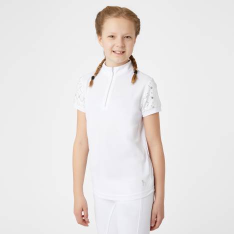 Horze Kids Fia Short Sleeved Training And Show Shirt