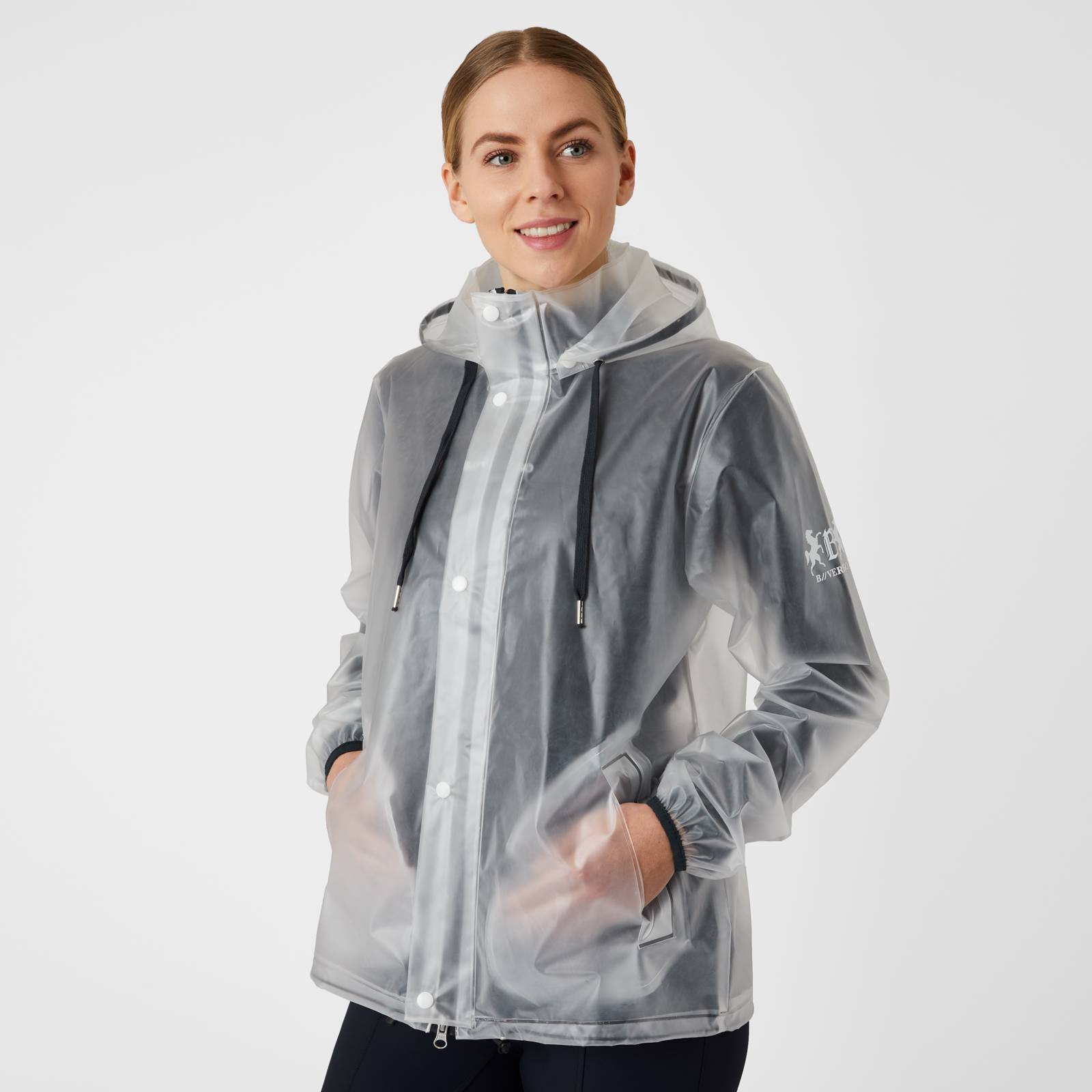 B Vertigo Ladies Remi Transparent Rain Coat