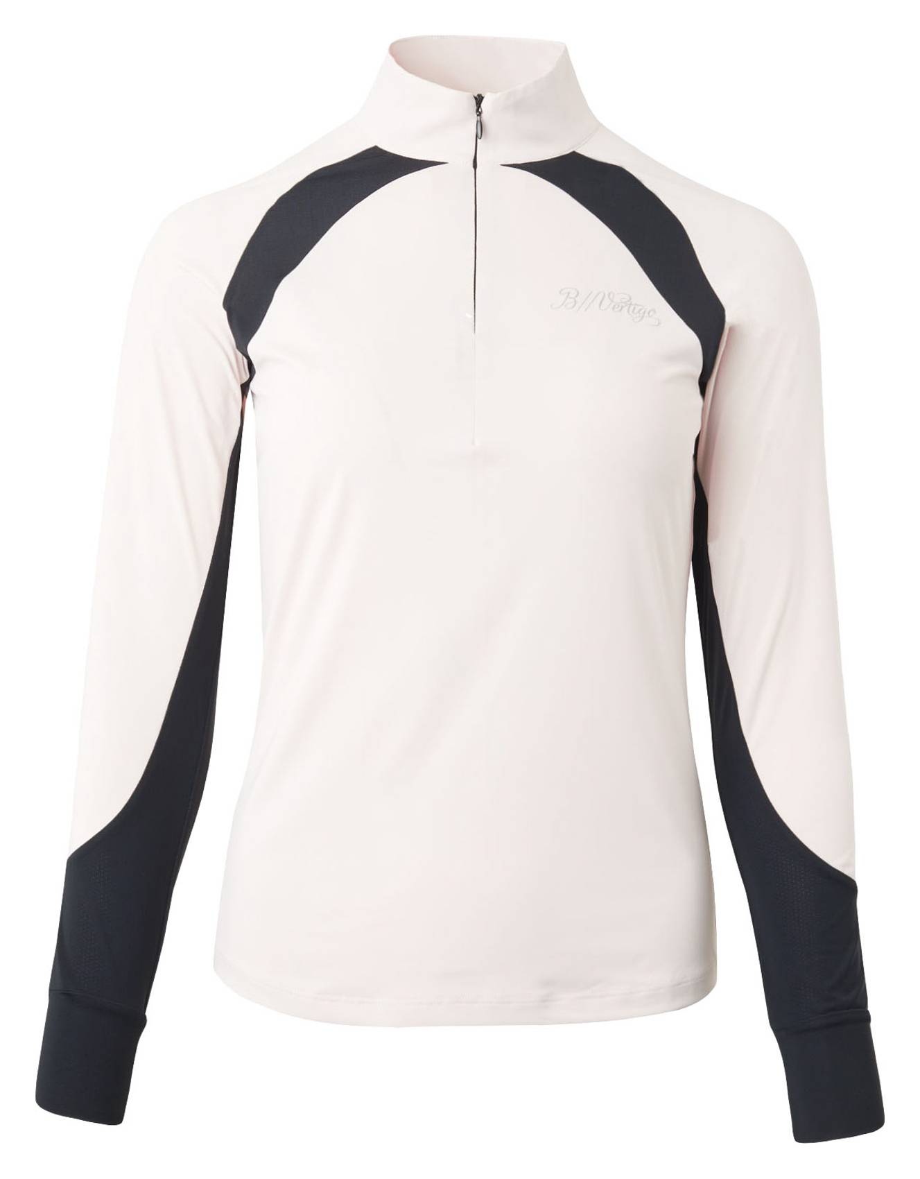 B Vertigo Ladies Nancy Long Sleeve Half Zip Training Shirt