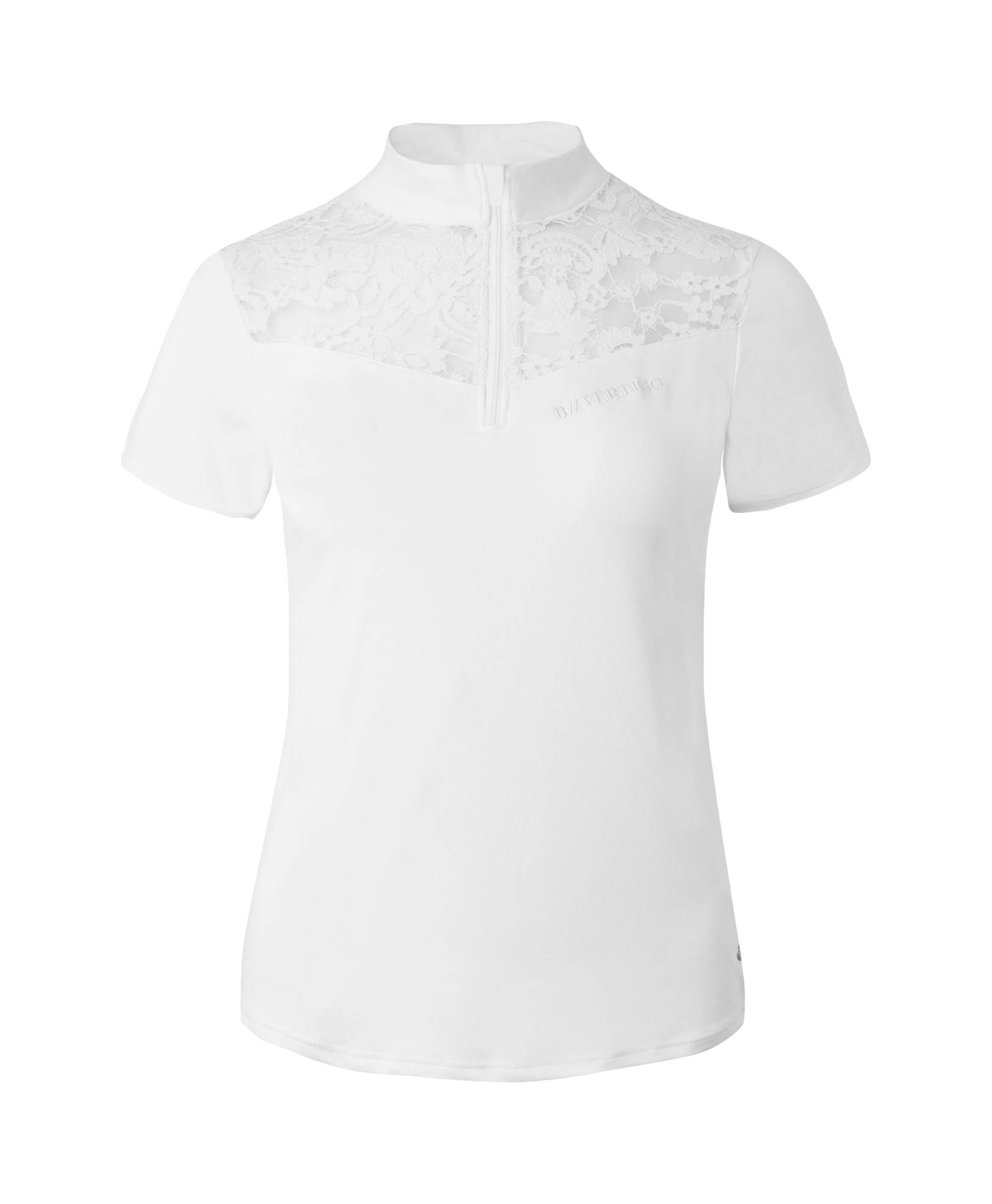 B Vertigo Ladies Kayla Laced Short Sleeved Show Shirt