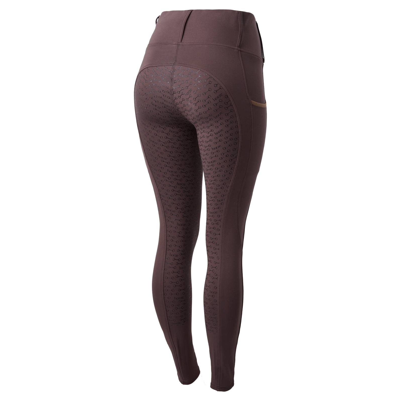Horze Ladies Lucinda High-Waist Tights with  Silicone Full Grip