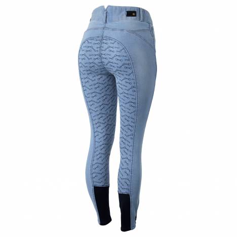 Horze Ladies Cecelia Denim Full Seat Breeches