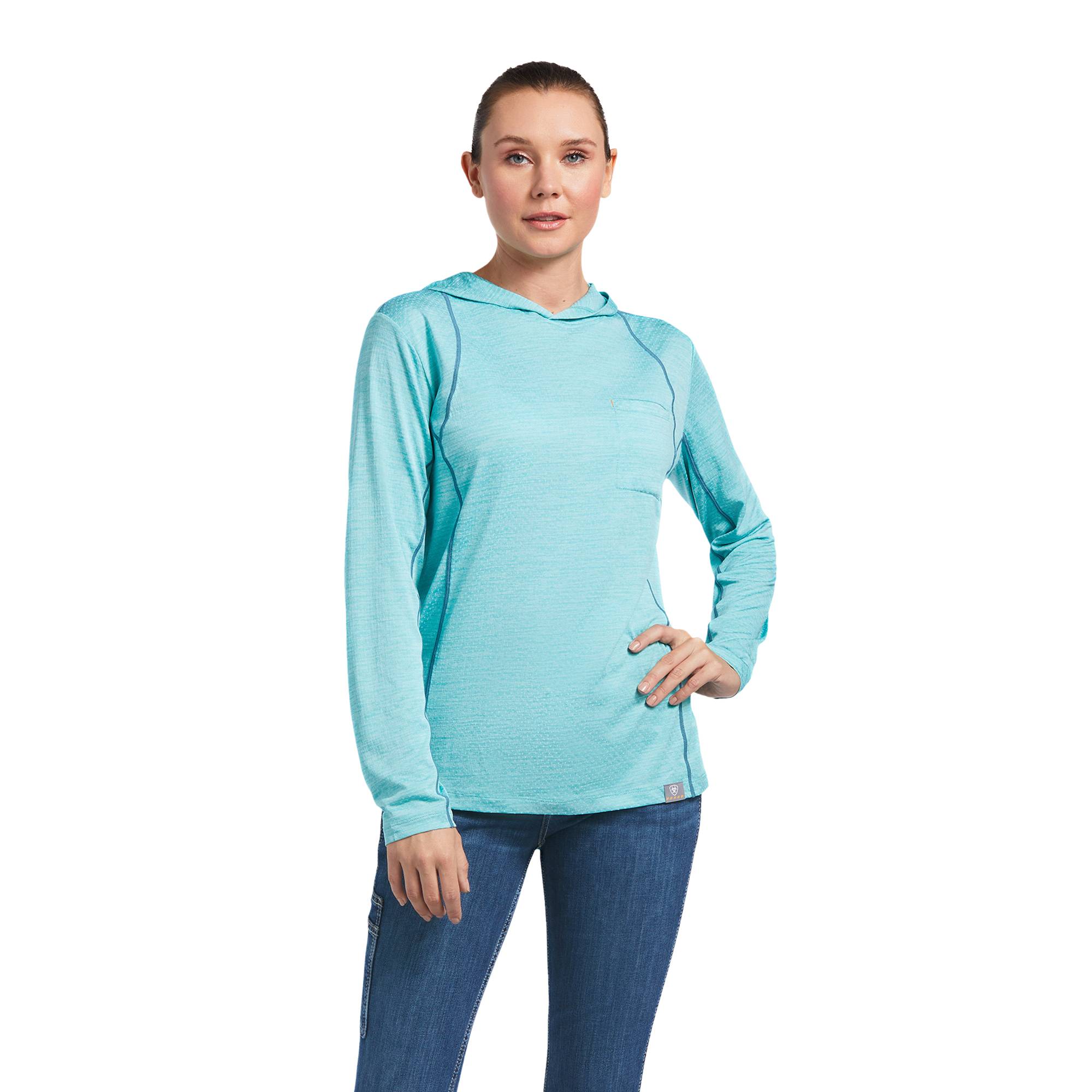Ariat Ladies Rebar Evolution Hooded Sun T-Shirt