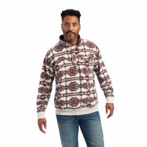Ariat Mens Printed Overdyed Washed Sweater