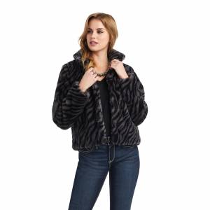 Ariat Ladies City Girl Faux Fur Jacket