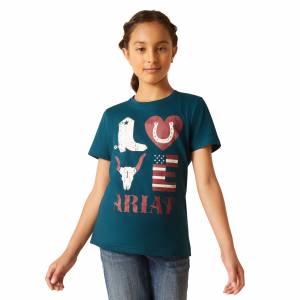 Ariat Kids Western Love Tee Shirt