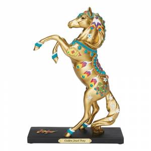 Painted Ponies Golden Jewel Figurine