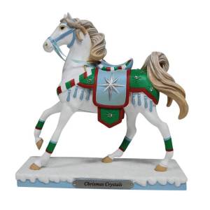 Painted Ponies Christmas Crystals Figurine