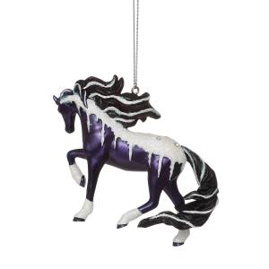 Painted Ponies Frosted Black Magic 20th Anniversary Ornament