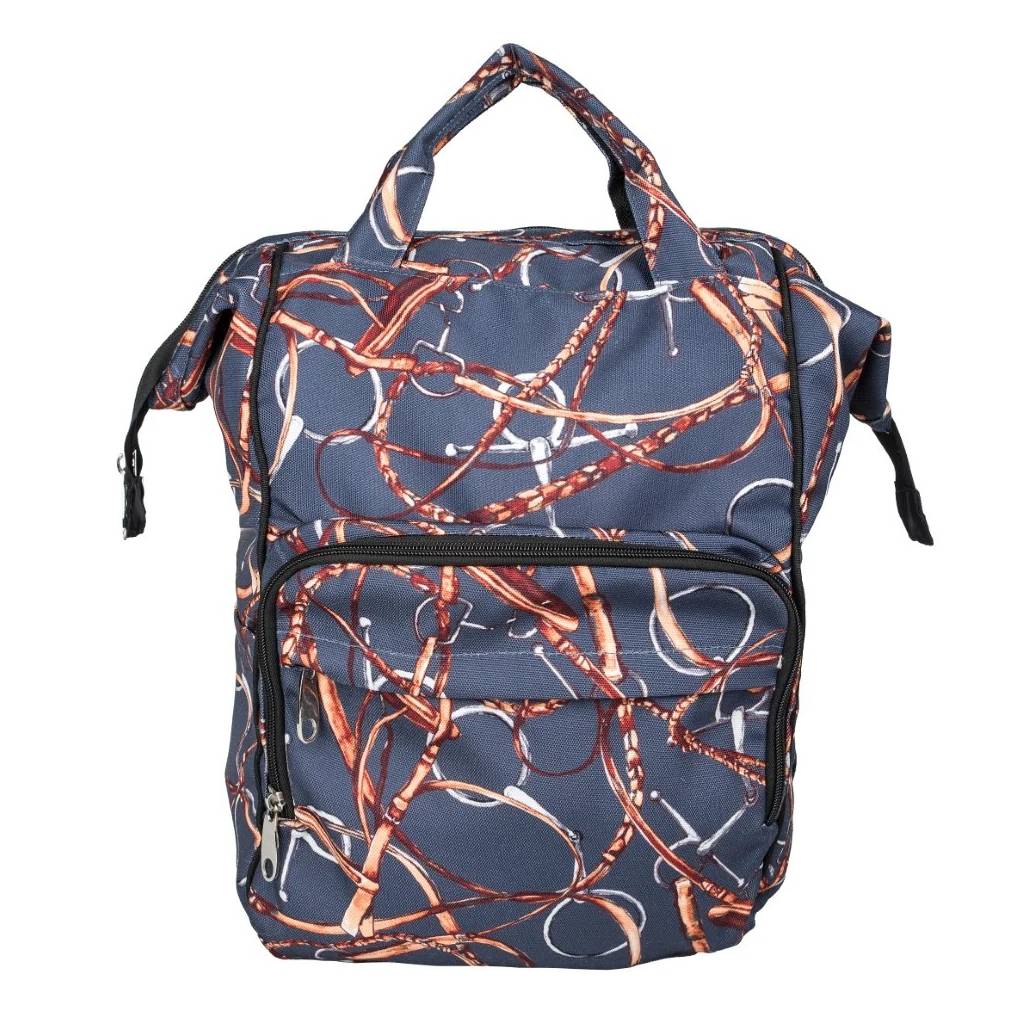 AWST Int'l Lila Snaffle Bit Bridles Backpack and Laptop Case