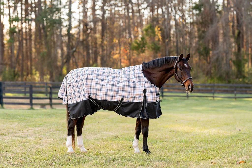TuffRider 1200D Comfy Plaid Standard Neck Turnout 200g
