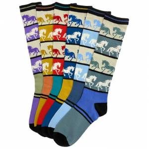 Bold Horse Tall Socks