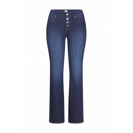 EQL by Kerrits Ladies In Motion Button Fly Straight Leg Jeans