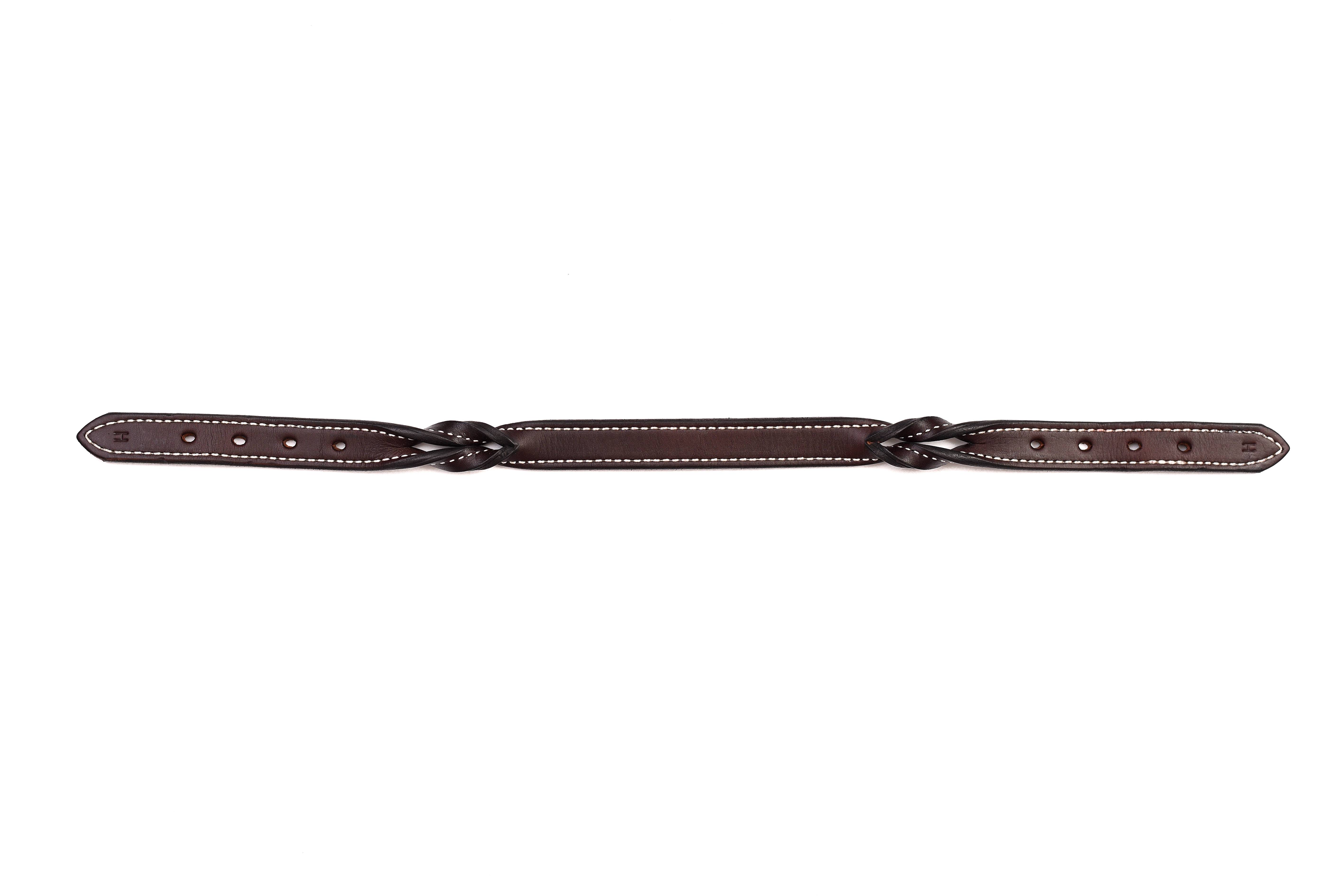 Perri's Twisted Leather Crown Piece