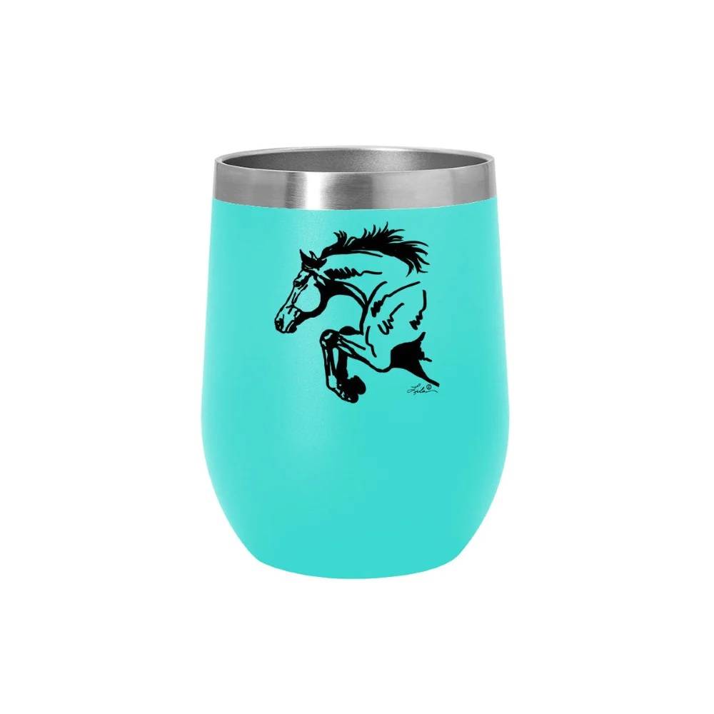 AWST Int'l Lila Jumper Stainless Steel Wine Tumbler with Slide Top
