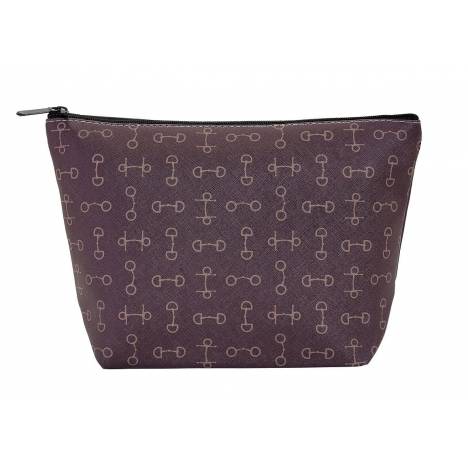 AWST Int'l "Lila" Snaffle Bits Cosmetic Pouch