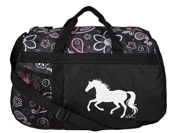 AWST Int'l "Lila" Galloping Horse Paisley Duffle Bag
