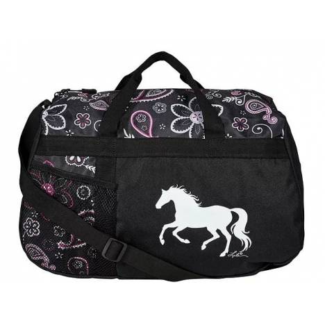 AWST Int'l "Lila" Galloping Horse Paisley Duffle Bag
