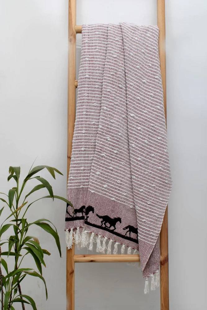 AWST Int'l Horses Cotton Throw