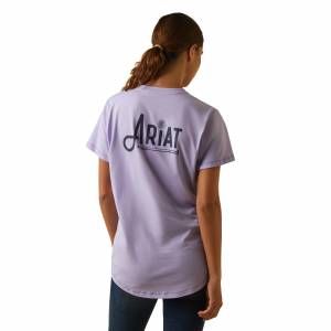 Ariat Ladies Rebar Workman Graphic Ariat Logo T-Shirt