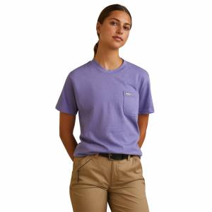 Ariat Ladies Rebar Cotton Strong Roughneck Graphic T-Shirt
