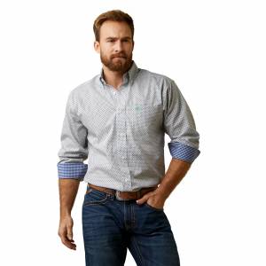 Ariat Mens Wrinkle Free Flynt Fitted Shirt