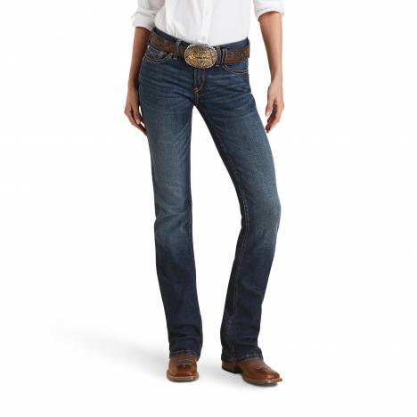 Ariat Ladies R.E.A.L. Mid Rise Amora Boot Cut Jeans