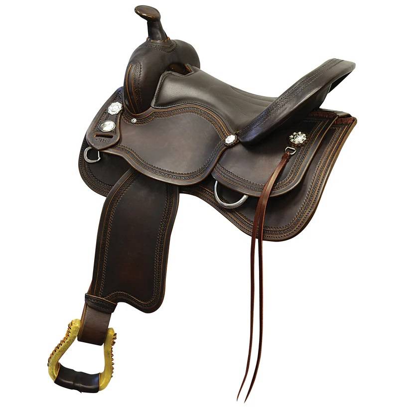 Fabtron Sonoma Border Tooled Trail Saddle