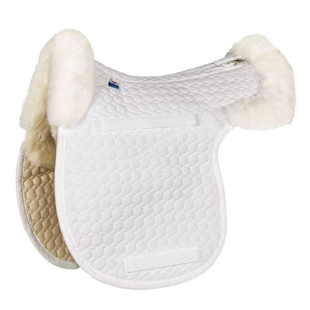 E.A. Mattes Gold All Purpose Contour Pad with Bare Flaps/Rear Sheepskin Trim