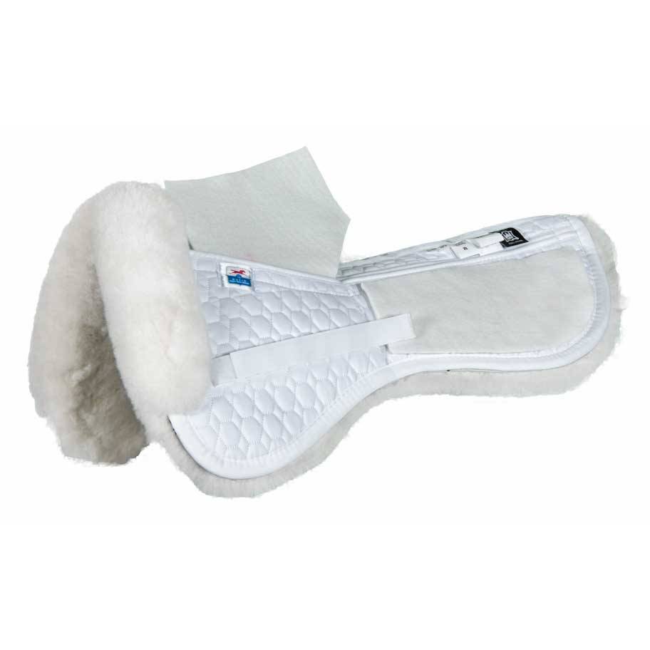 E.A. Mattes Platinum All Purpose Correction Half Pad with Sheepskin Trim & Shim Pockets