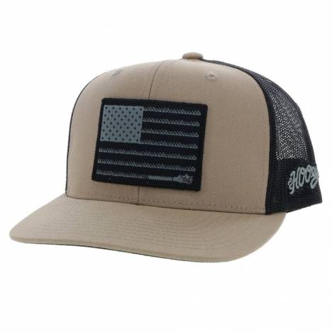Hooey Liberty Roper 6-Panel Trucker Hat with Flag Patch