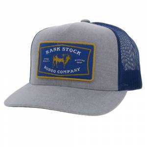 Hooey Rank Stock 5-Panel Trucker Hat with Rectangle Patch