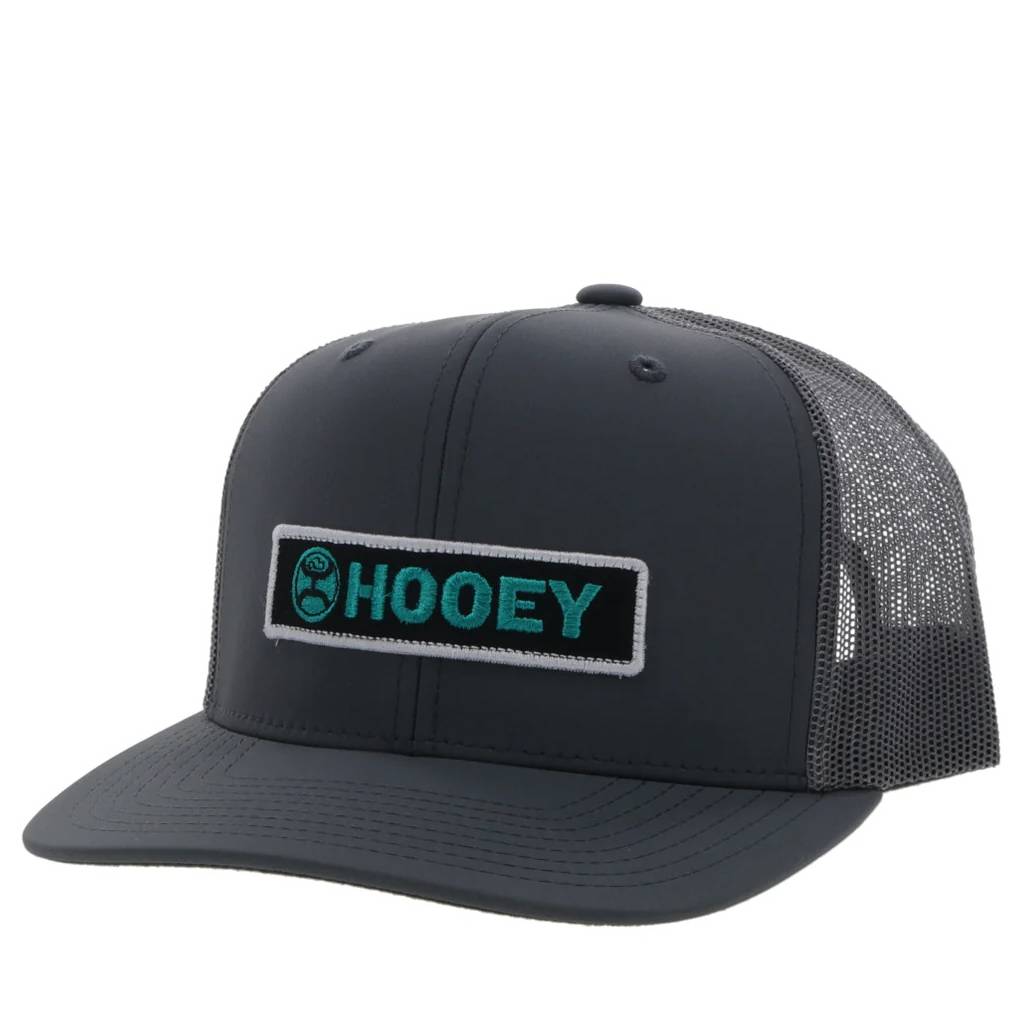 Hooey Youth Lock-Up 6-Panel Trucker Hat with Rectangle Patch