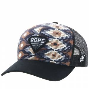 Hooey Rope Like a Girl 6-Panel Trucker Hat with Patch