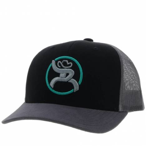 Hooey Strap 6-Panel Trucker Hat with Circle Patch