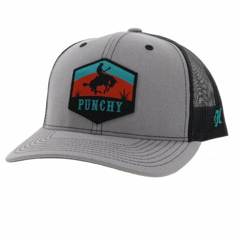 Hooey Punchy 6-Panel Trucker Hat with Patch Logo