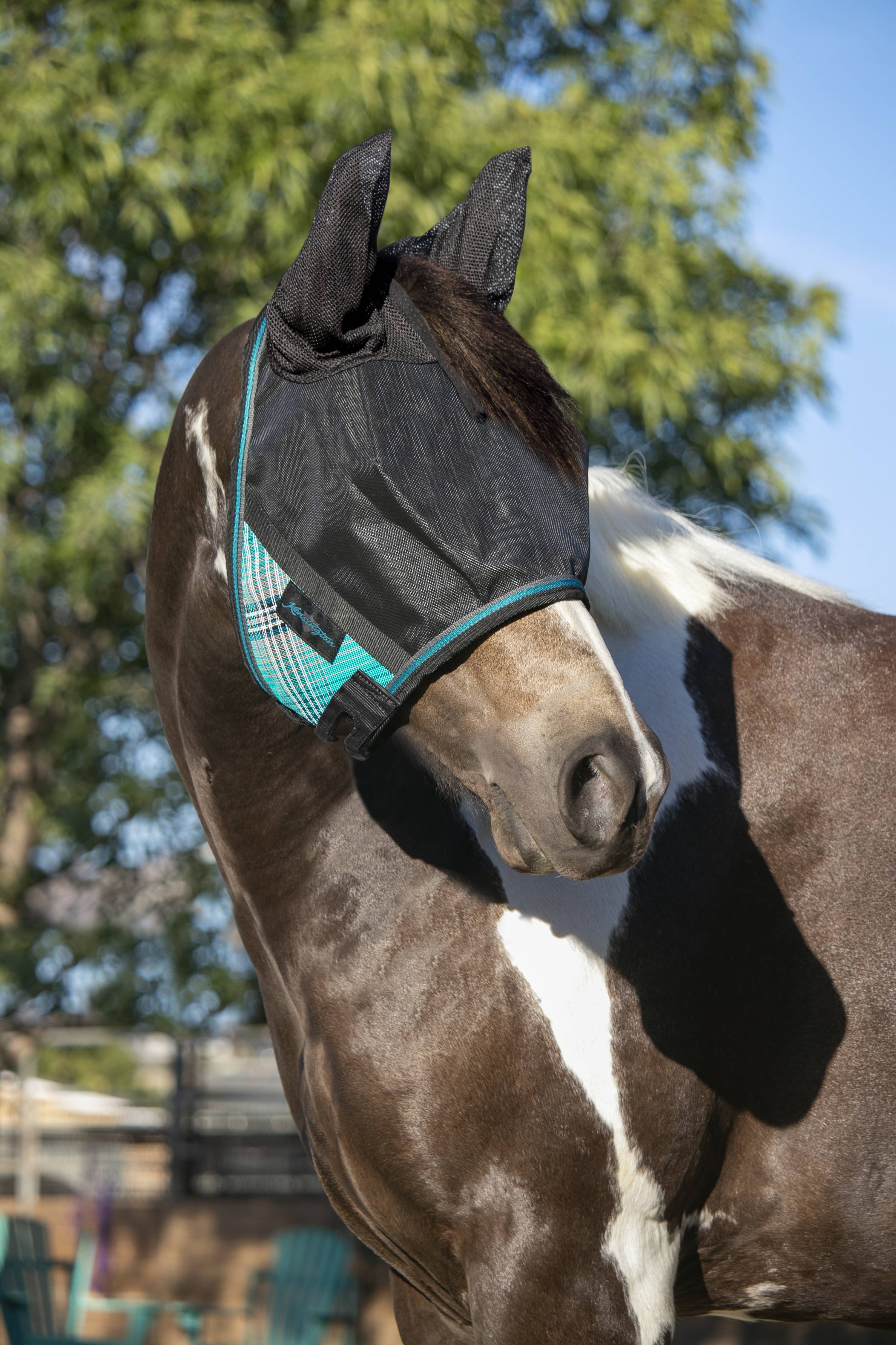 Kensington UV Roomy CatchMask Fly Mask with Ears & Forelock