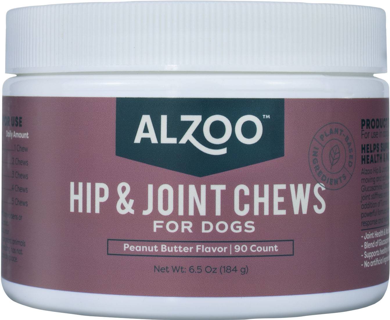 Alzoo Plant-Based Hip & Joint Dog Soft Chews