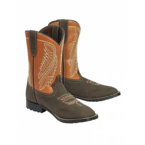 TuffRider Childrens Big Bend Rounded Toe Western Boots