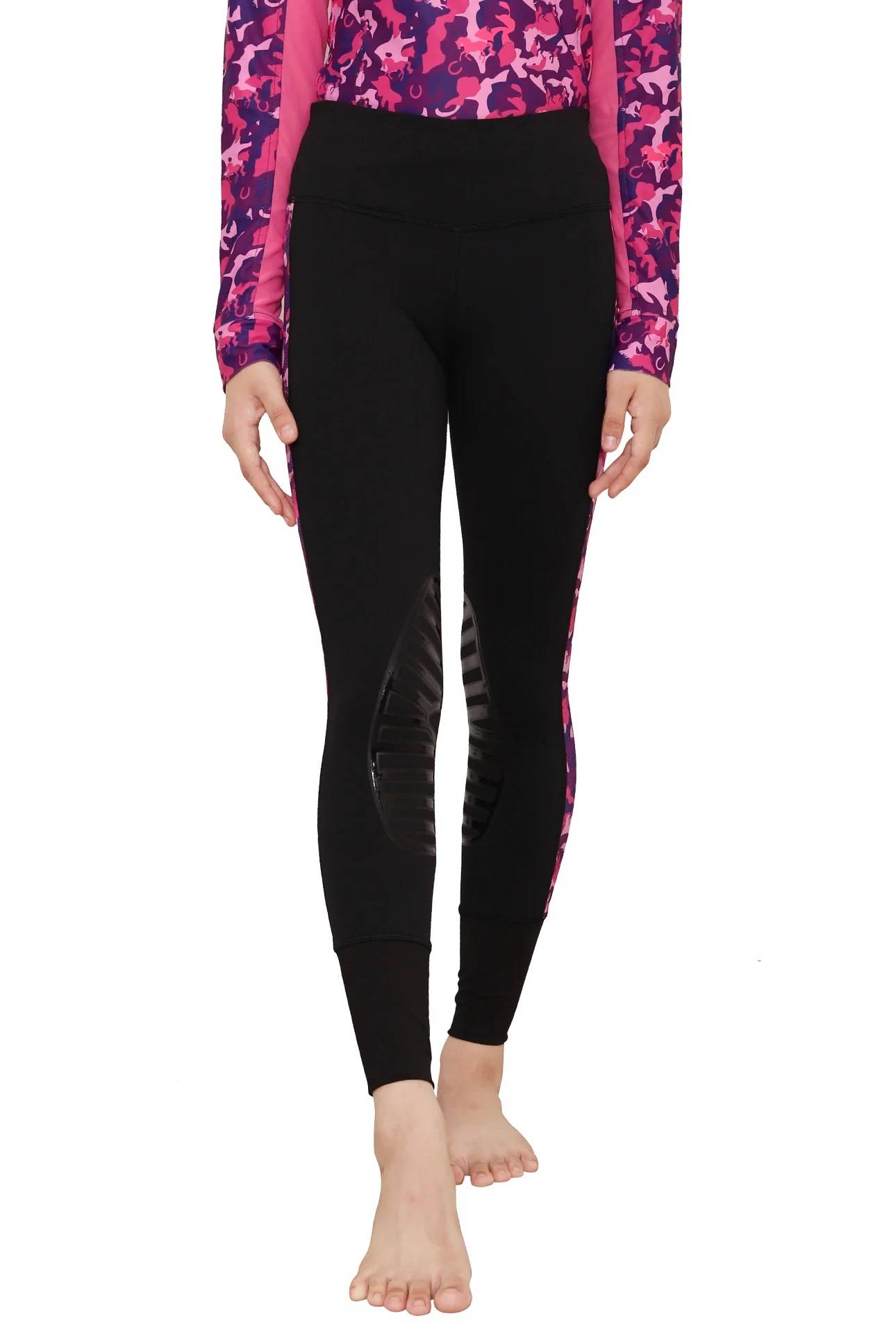 TuffRider Kids Camo Print Tights