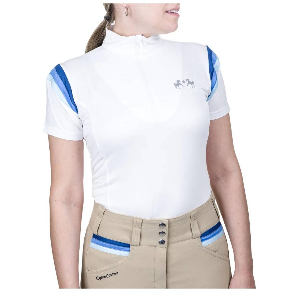 Equine Couture Ladies Gradient Short Sleeve Show Shirt