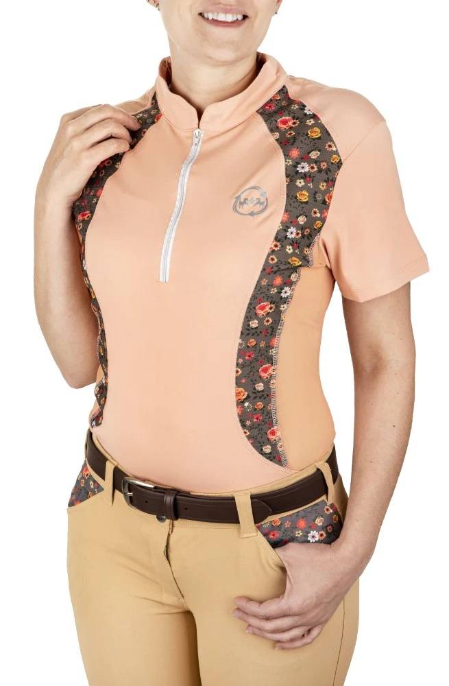 EcoRider by Equine Couture Ladies Shelby Short Sleeve Sport Shirt