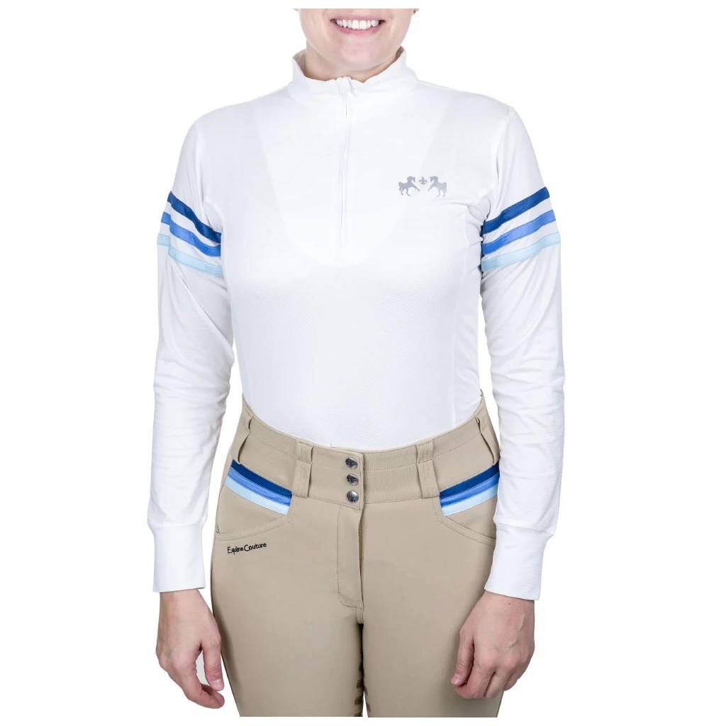 Equine Couture Ladies Gradient Long Sleeve Show Shirt