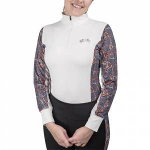 Equine Couture Ladies Snaffle Bits Show Shirt