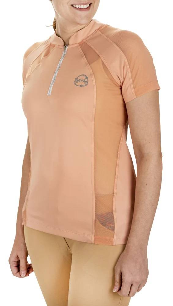 EcoRider by Equine Couture Ladies Ella Short Sleeve Sport Shirt