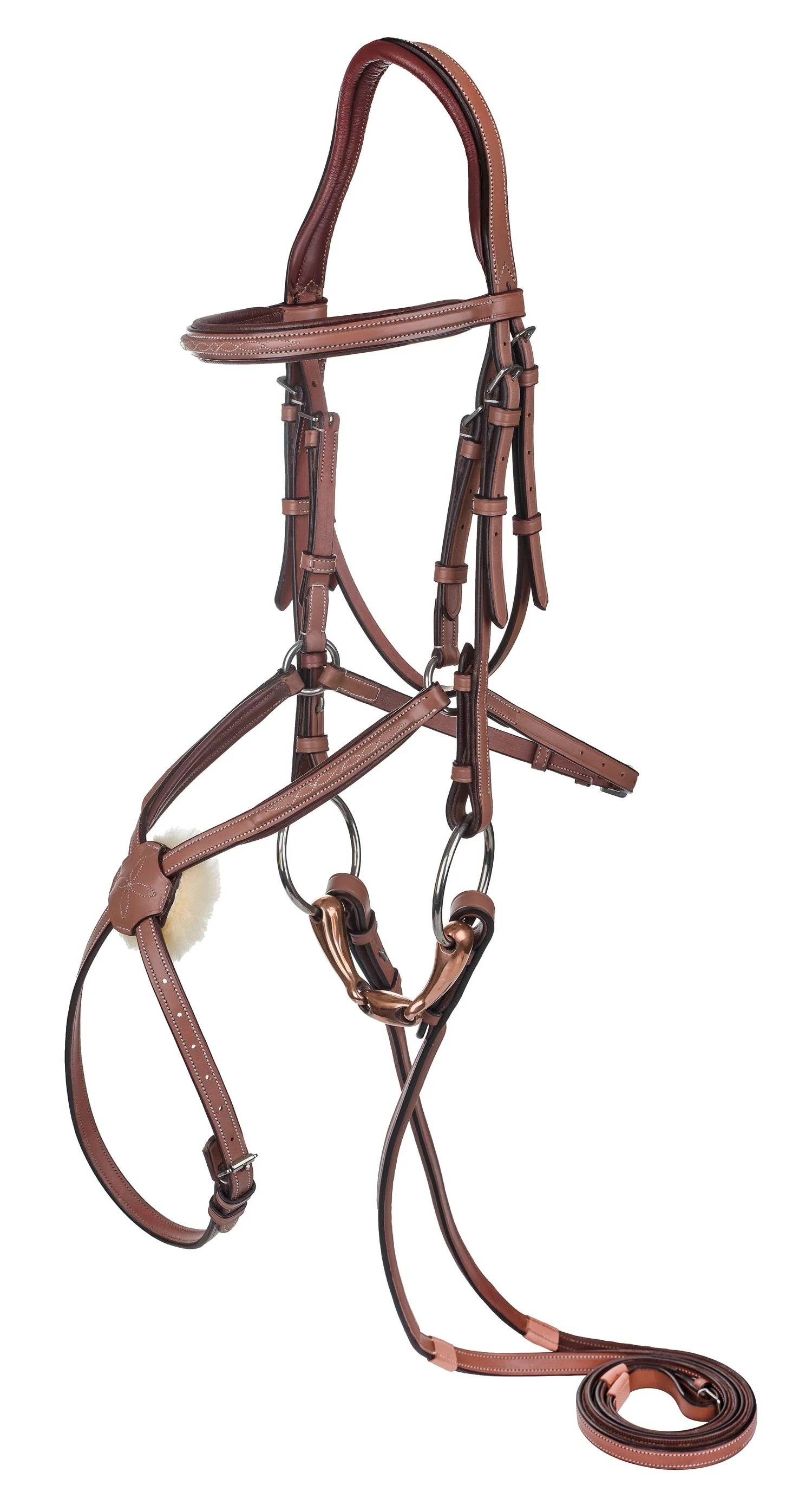 Henri de Rivel Laureate Figure 8 Bridle with Rubber Reins